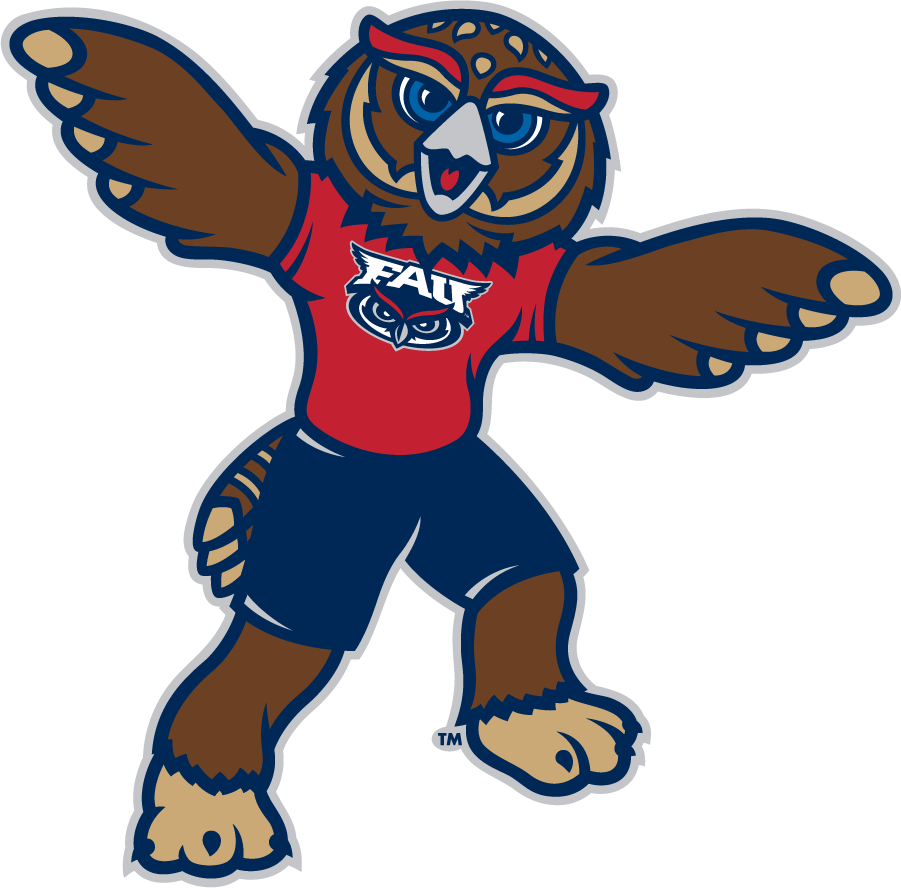 Florida Atlantic Owls 2015-Pres Mascot Logo iron on transfers for T-shirts